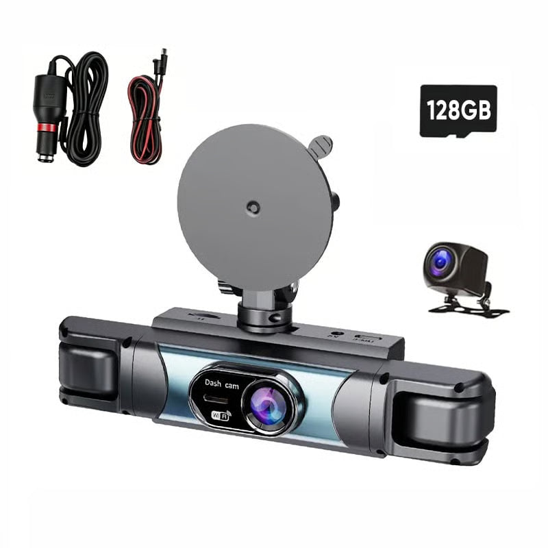 360° Surround View 4-Channel Dash Cam