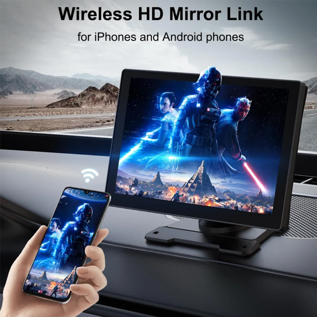 Wireless CarPlay Display Screen